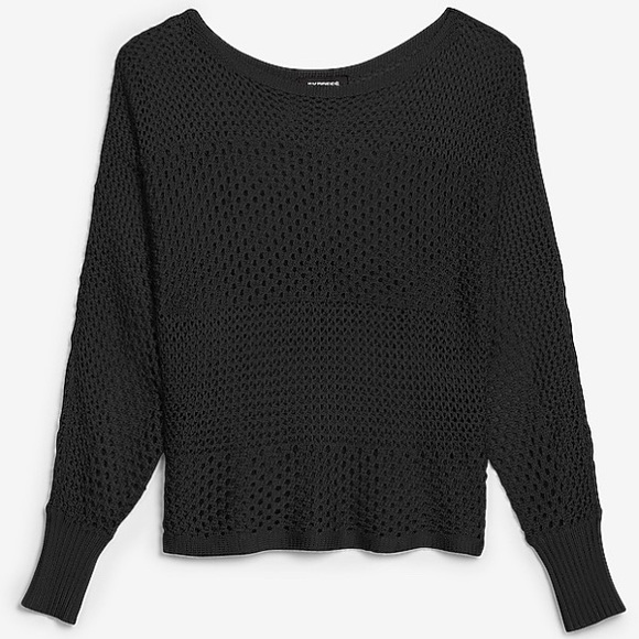 Express Sweaters - NWT Express Open Stitch Dolman Sweater